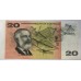 AUSTRALIA 1967 . TWENTY  20 DOLLARS BANKNOTE . COOMBS/RANDALL